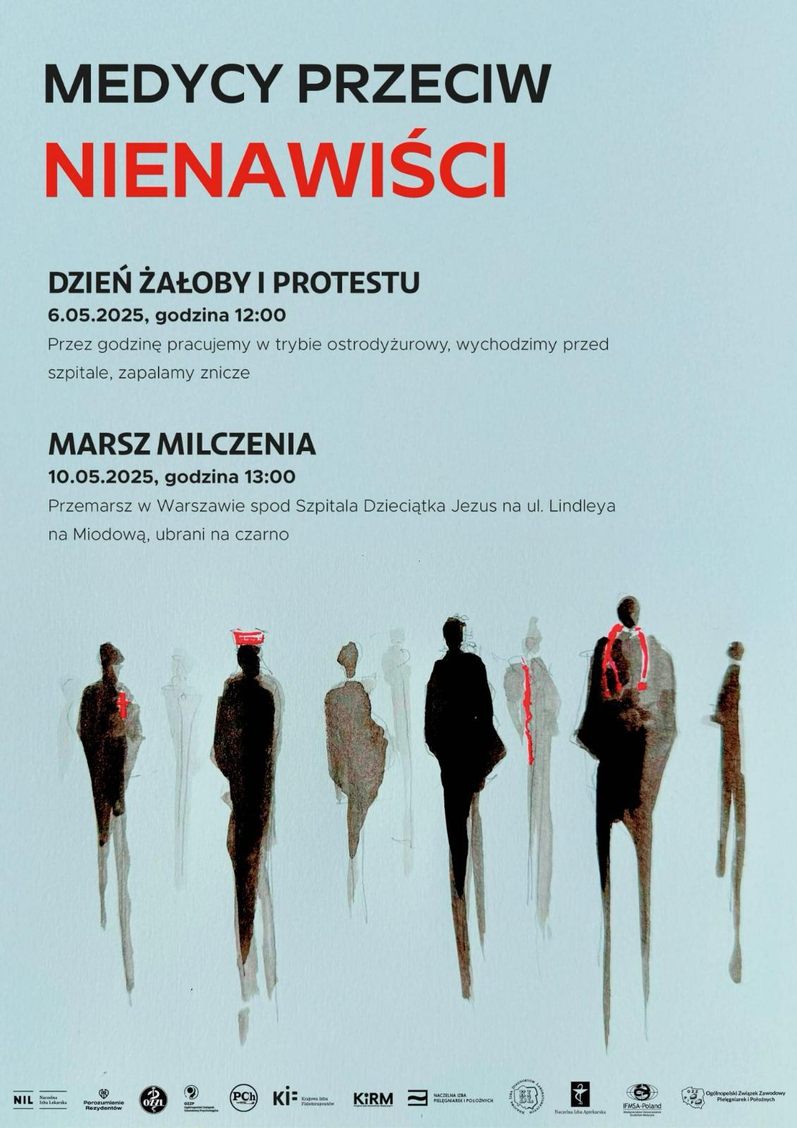 plakat medycy przeciw nienawiści